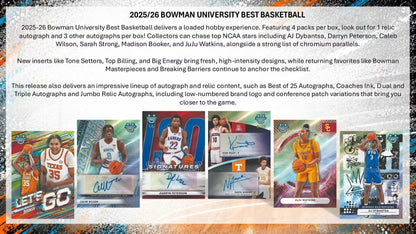 2025-26 Bowman U Best Basketball HOBBY BOX