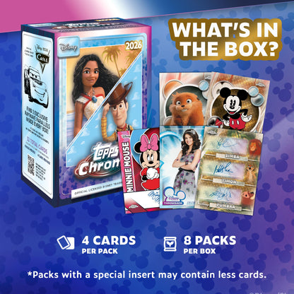 2026 Topps Chrome Disney BLASTER PACK