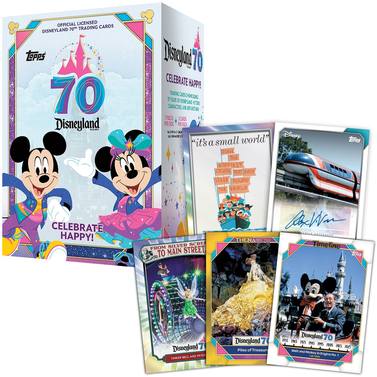 2025 Topps Disneyland 70th Anniversary - Factory Sealed - Value Box