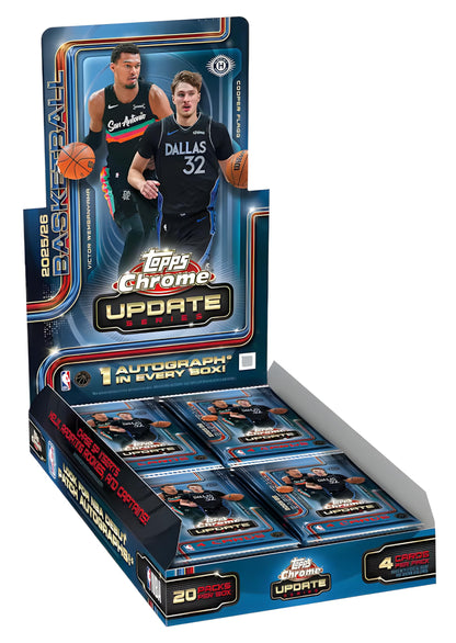 2025-26 Topps Chrome Update Basketball Hobby Box