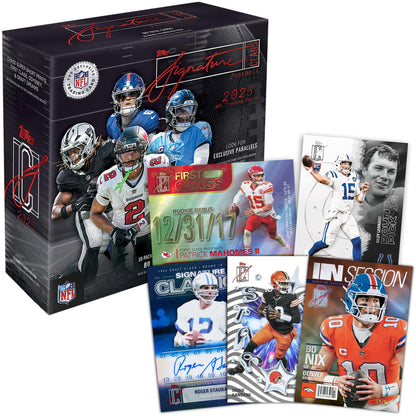 2025 Topps Signature Class Football - Factory Sealed - Mega Box