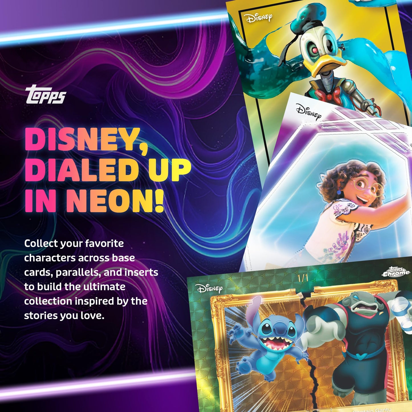 2026 Topps Disney Neon - Factory Sealed - Mega Box