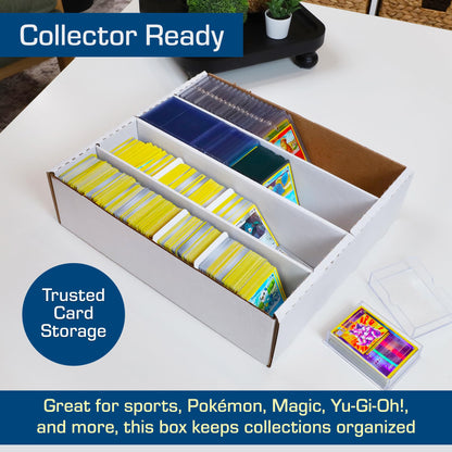 BCW Monster Box - 1ct Trading Card Storage Box | Holds 3200 Cards | Sports & TCG Card Organizer