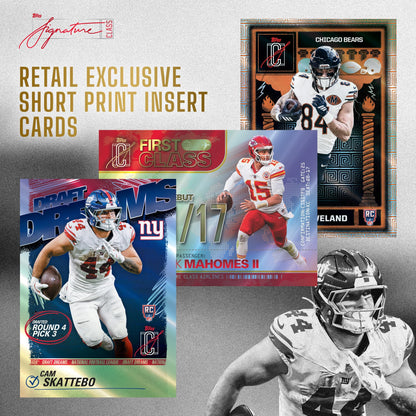 2025 Topps Signature Class Football - Factory Sealed - Mega Box