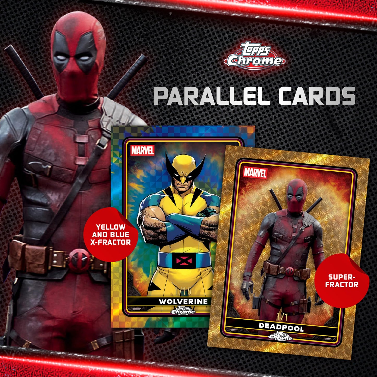 2025 Topps Chrome Deadpool - Factory Sealed - Value Box