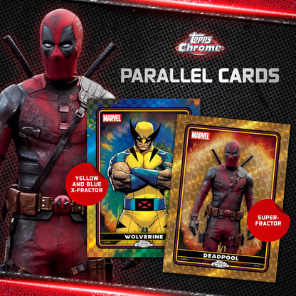 2025 Topps Chrome Deadpool - Factory Sealed - Value Box