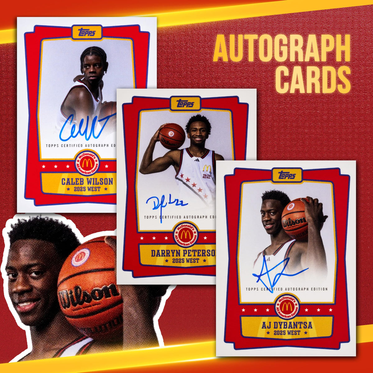 2025 Topps Chrome McDonald's All American MEGA BOX