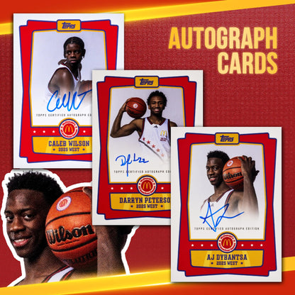 2025 Topps Chrome McDonald's All American MEGA BOX