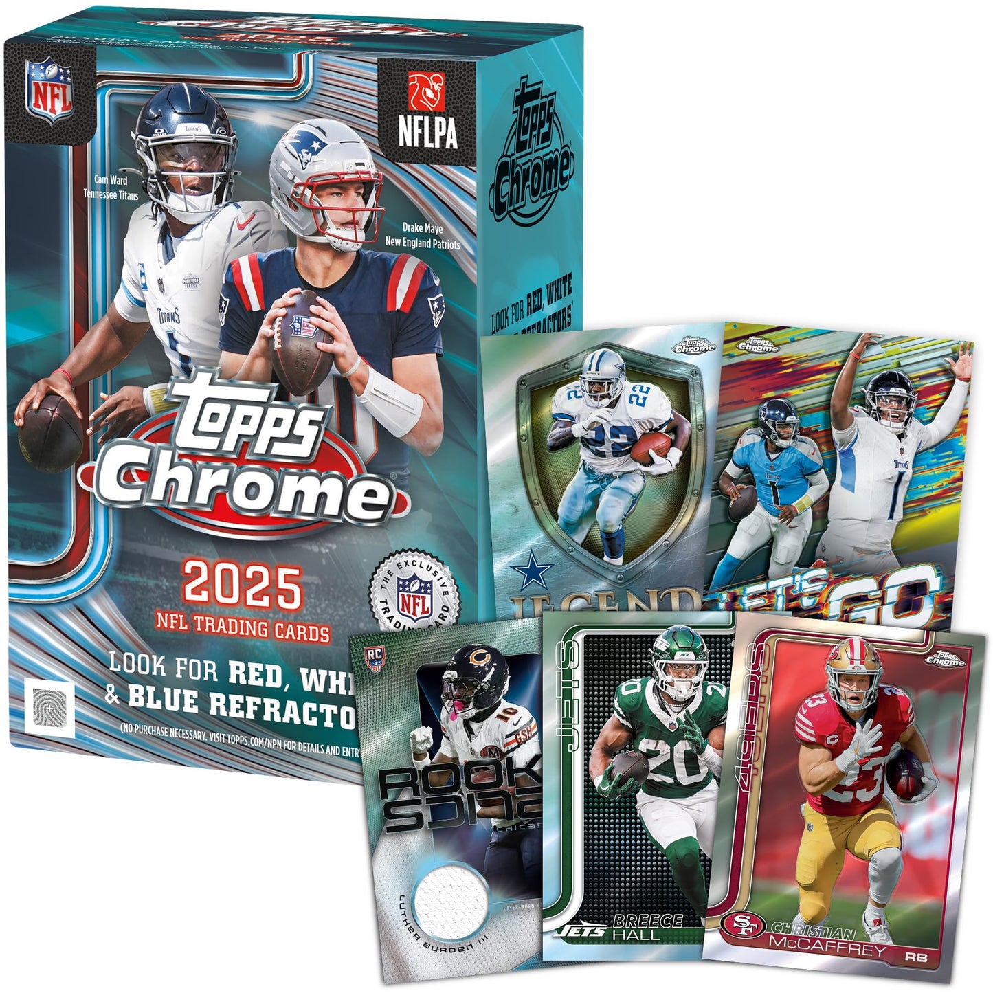 2025 Topps Chrome Football - Factory Sealed - Value Box