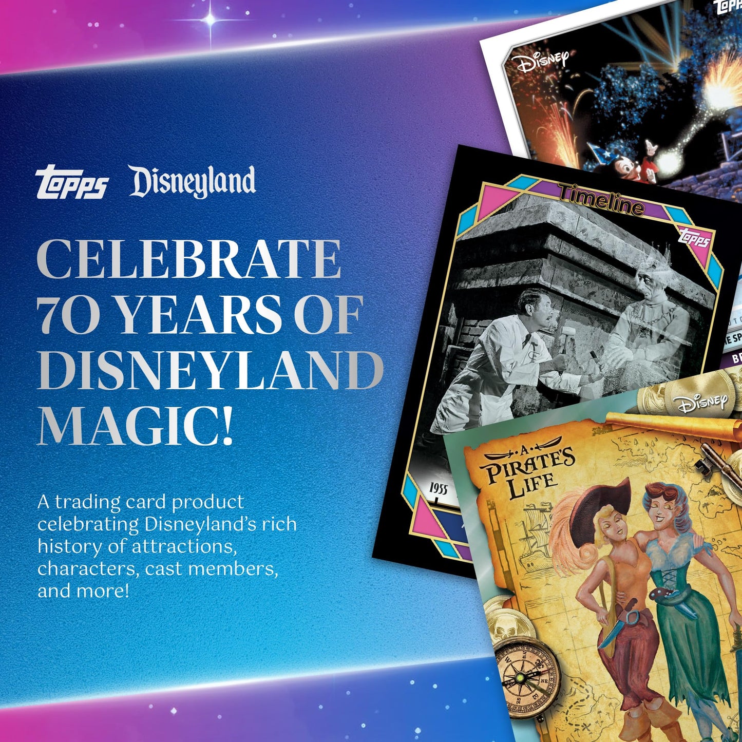 2025 Topps Disneyland 70th Anniversary - Factory Sealed - Value Box