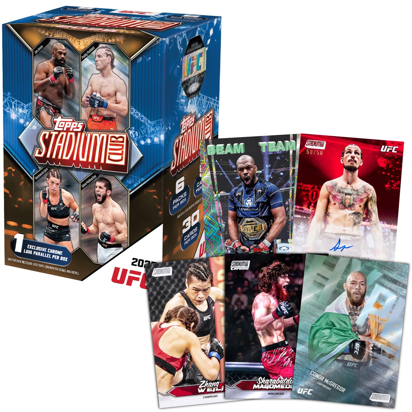 2025 Topps Stadium Club UFC - Factory Sealed - Value Box