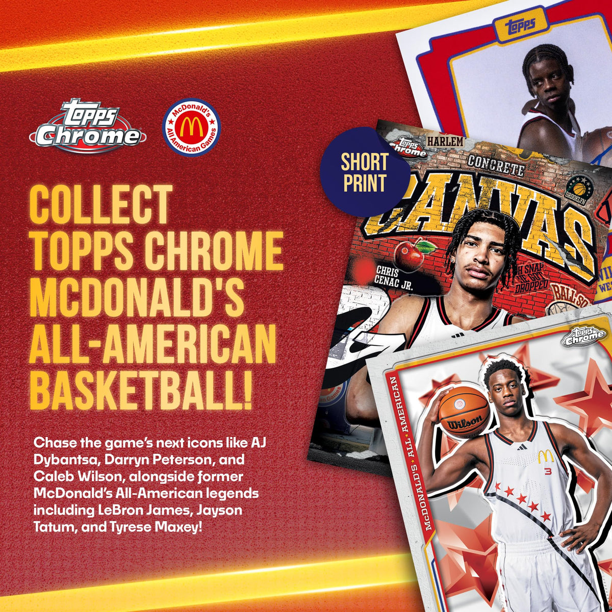 2025 Topps Chrome McDonald's All American MEGA BOX