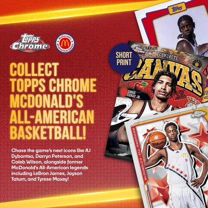 2025 Topps Chrome McDonald's All American MEGA BOX