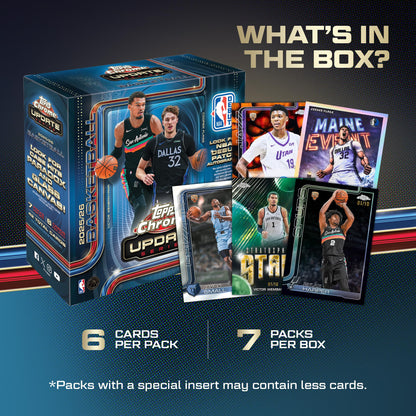 2025-26 Topps Chrome Updates Basketball - Factory Sealed - Mega Box