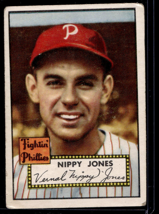 1952 Topps #213 Nippy Jones - VG