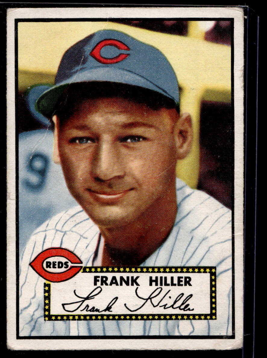 1952 Topps #156 Frank Hiller RC - VG