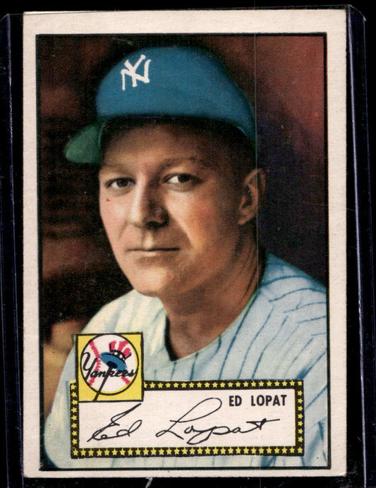 1952 Topps #57 Ed Lopat - VG-EX
