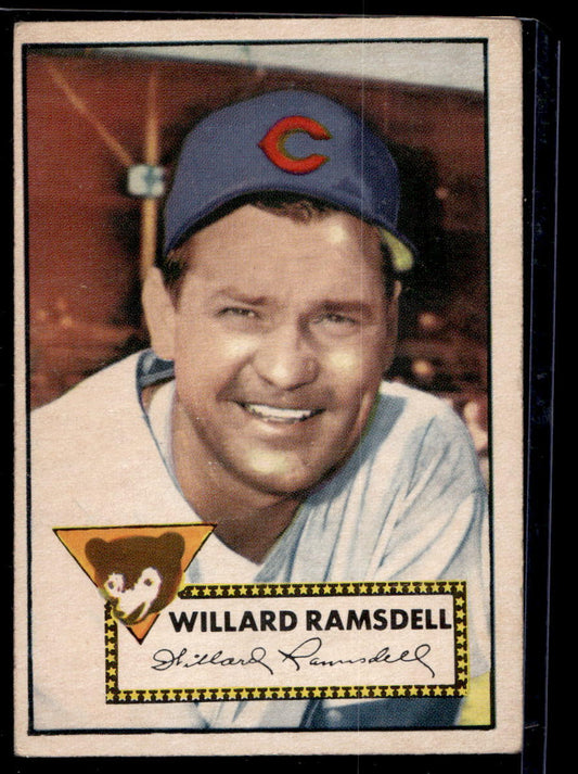 1952 Topps #114 Willard Ramsdell - VG-EX