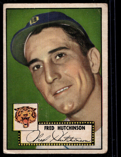 1952 Topps #126 Fred Hutchinson - VG-EX