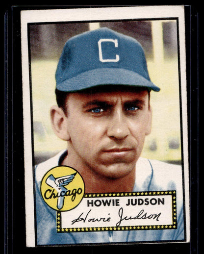 1952 Topps #169 Howie Judson - EX