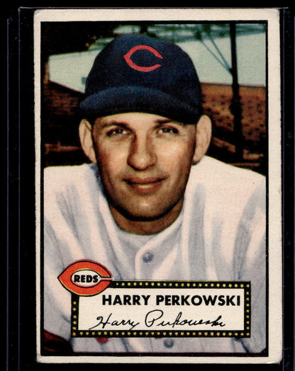 1952 Topps #142 Harry Perkowski RC - EX