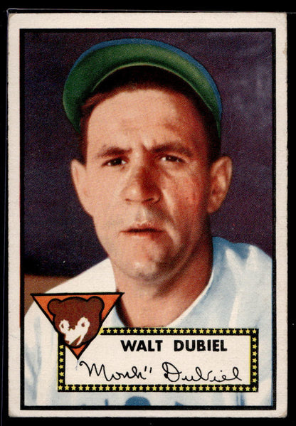1952 Topps #164 Walt Dubiel - EX
