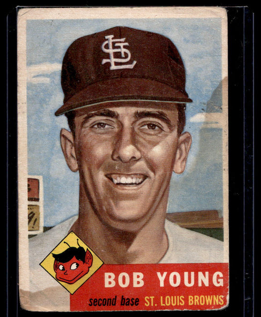 1953 Topps #160 Bob Young - FAIR