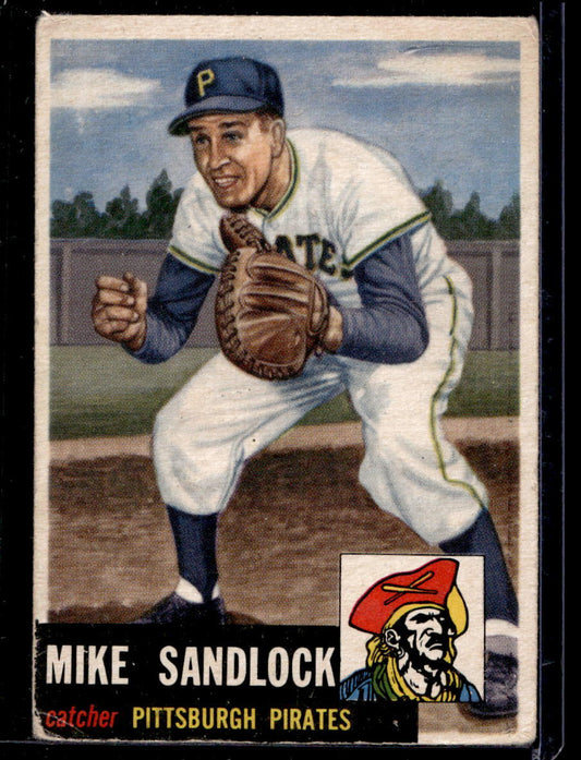 1953 Topps #247 Mike Sandlock DP RC - VG
