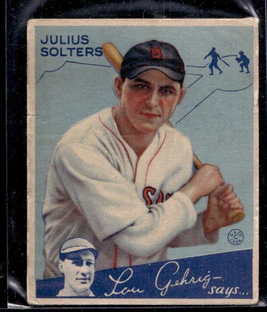 1934 Goudey #30 Julius Solters RC - BGS Poor (1)