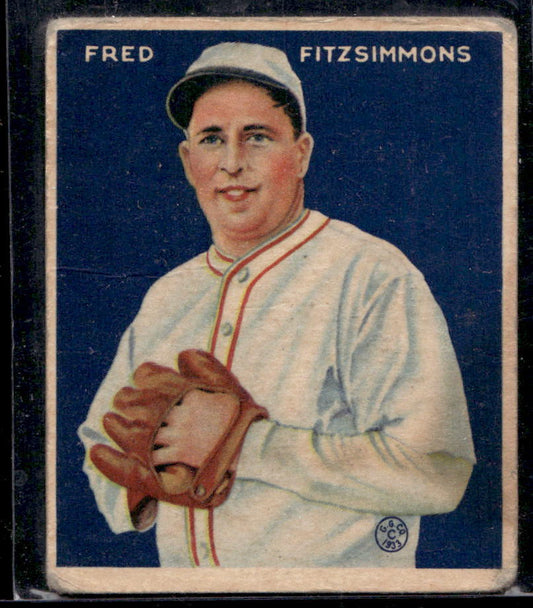 1933 Goudey #235 Fred Fitzsimmons PIT RC - GOOD