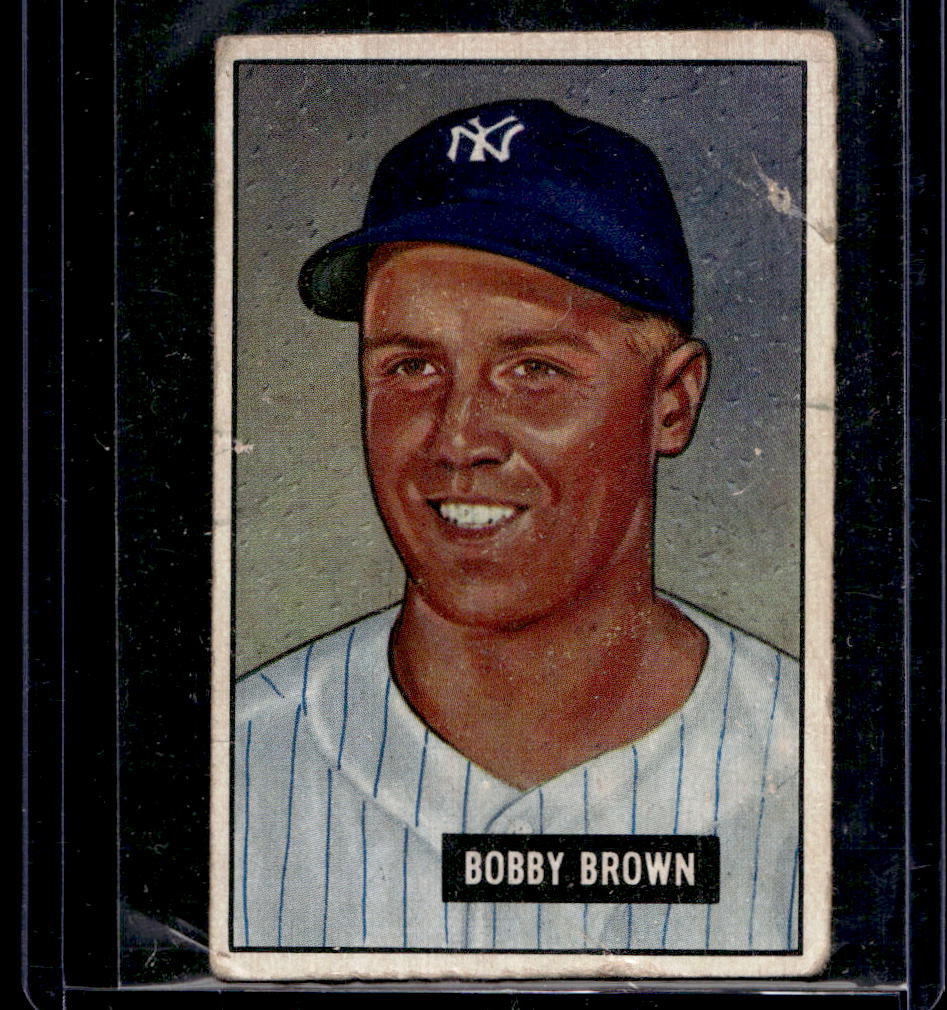 1951 Bowman #110 Bobby Brown - POOR