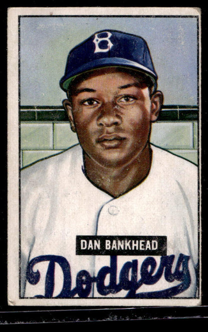 1951 Bowman #225 Dan Bankhead RC - VG