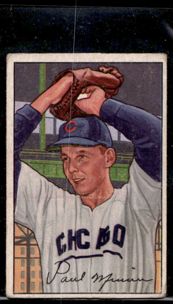 1952 Bowman #211 Paul Minner RC - VG