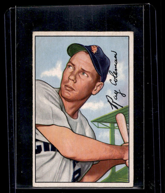 1952 Bowman #201 Ray Coleman - VG-EX