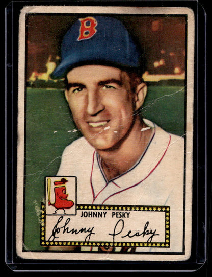 1952 Topps #15 Johnny Pesky - FAIR