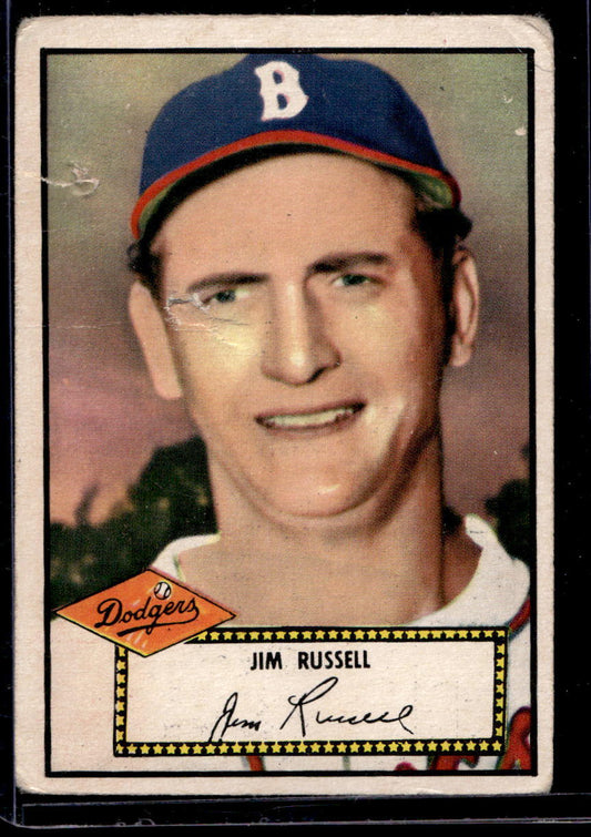 1952 Topps #51 Jim Russell - FAIR