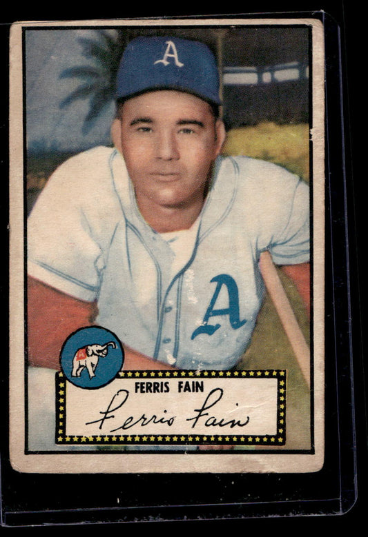 1952 Topps #21 Ferris Fain - GOOD