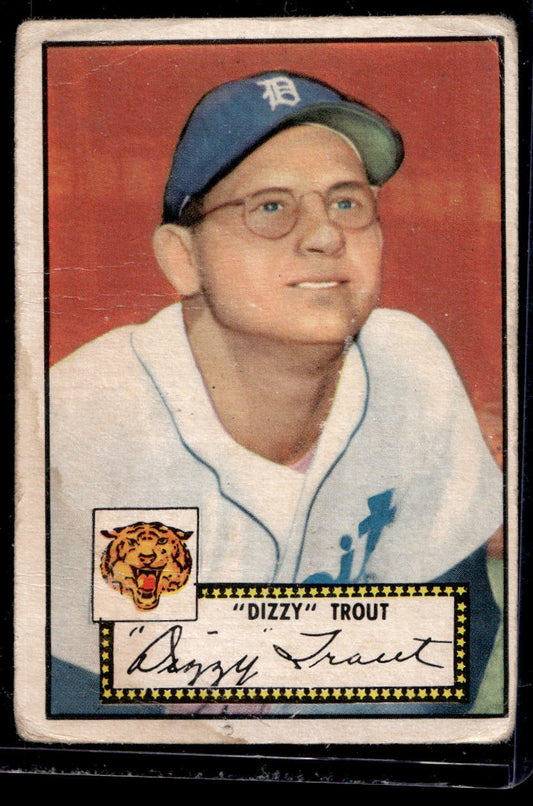 1952 Topps #39 Dizzy Trout - VG