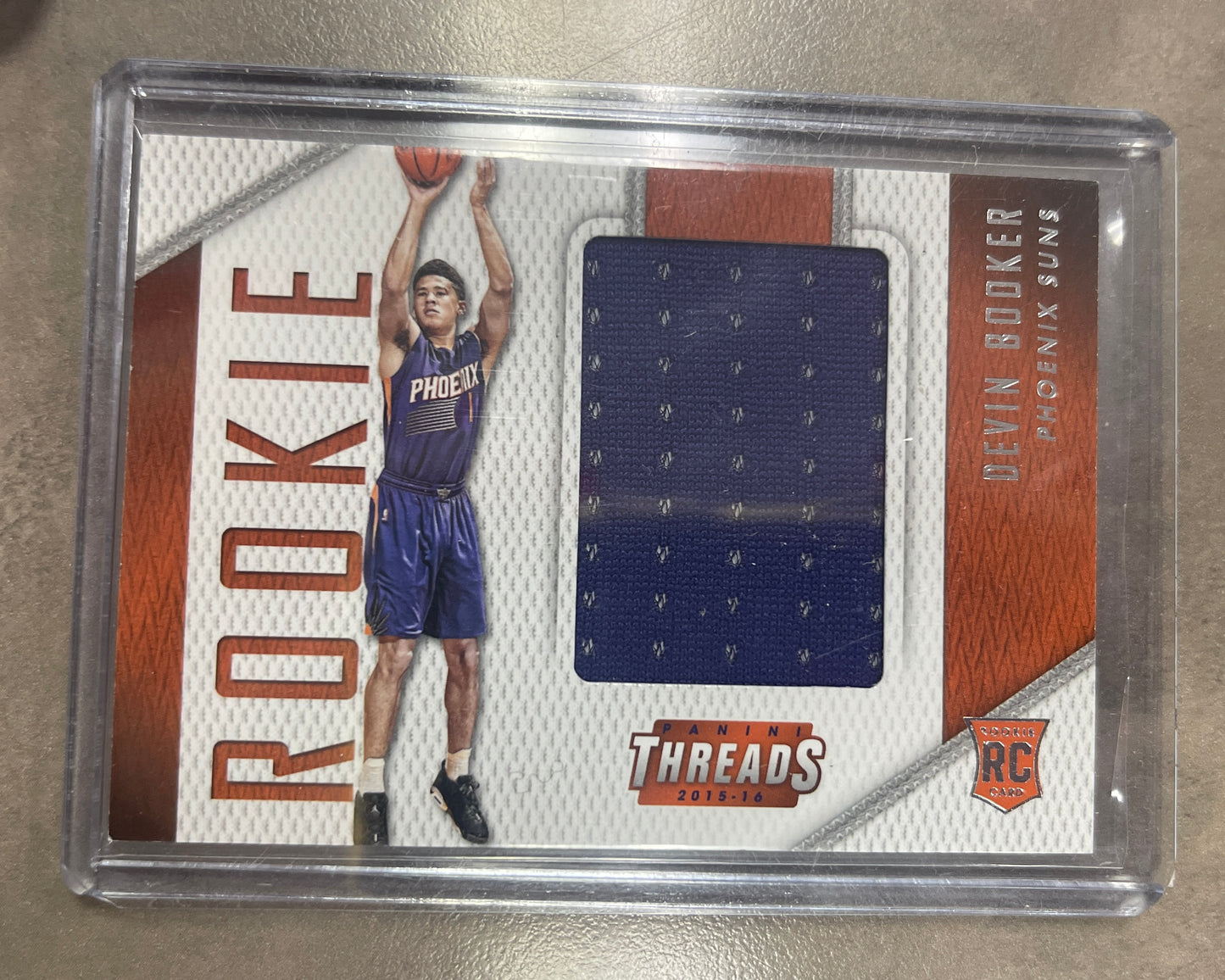 2015-16 Devin Booker Rookie Card Huge Patch Purple