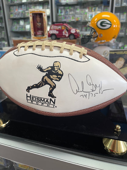 Archie Griffin  Hand Signed Autographed Heisman Trophy White Panel Football **