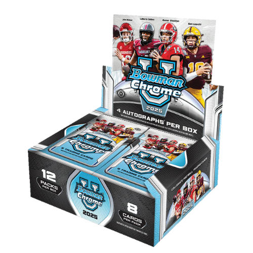 2025 Bowman University Chrome® Football - Jumbo Hobby Box