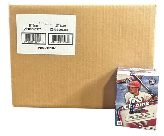 2025 Topps CHROME UPDATE BLASTER 40 BOX CASE