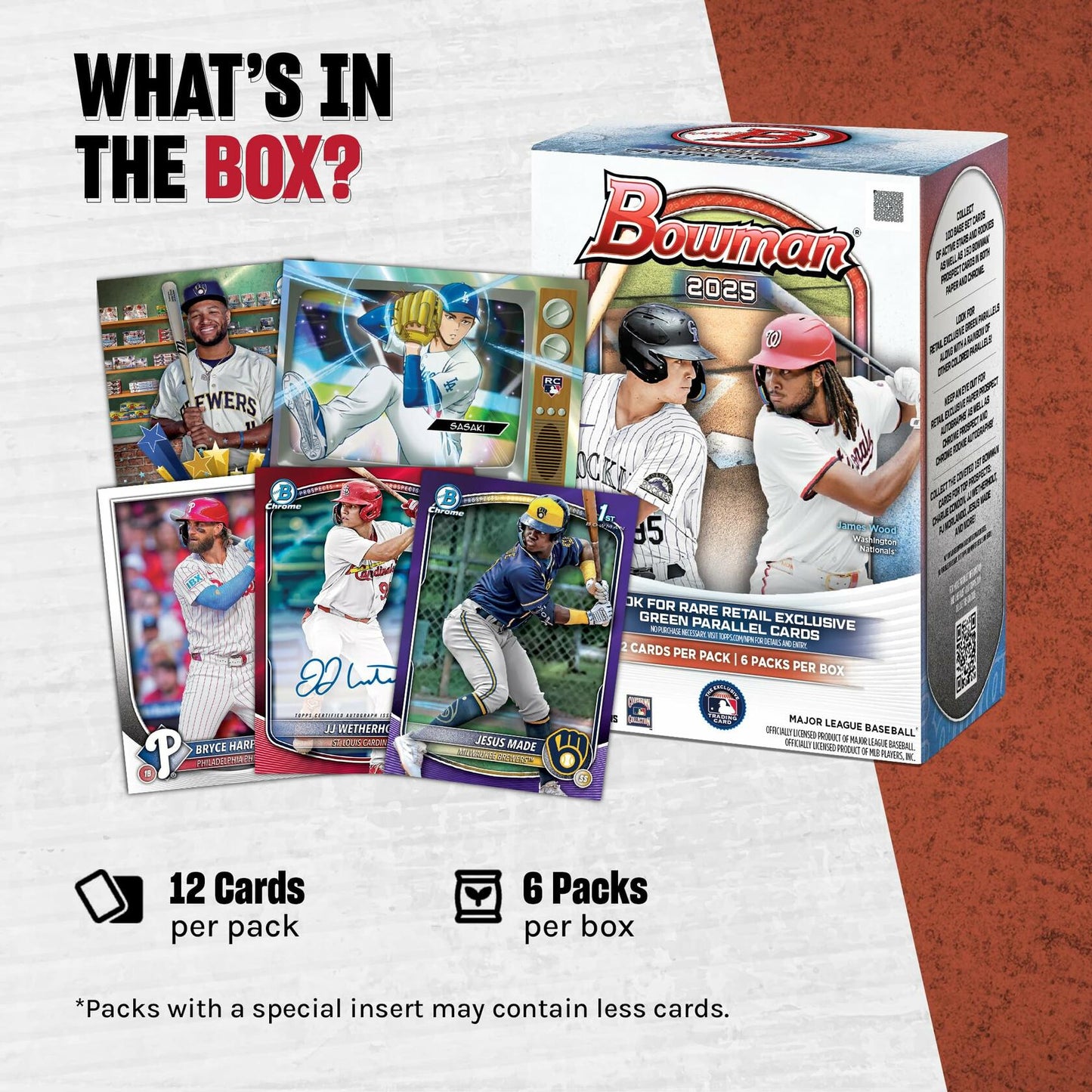 2025 Bowman Baseball - Factory Sealed - Value Box