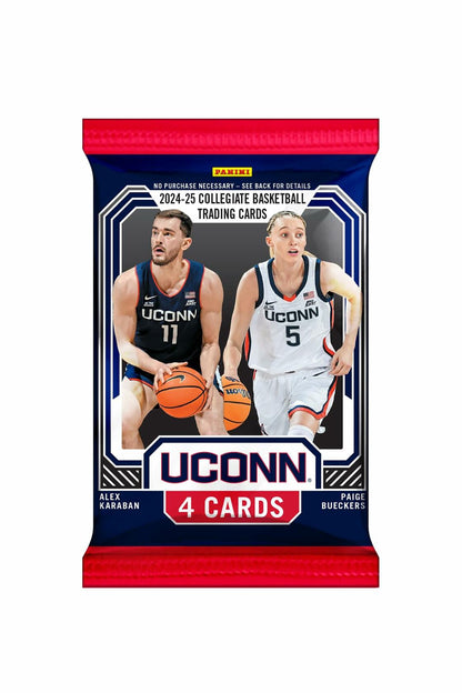 2024 Panini UConn Huskies Basketball Blaster Box – Official NCAA Trading Cards – Blaster-Exclusive Parallels, Inserts & Rookies – Sealed Panini Retail Box