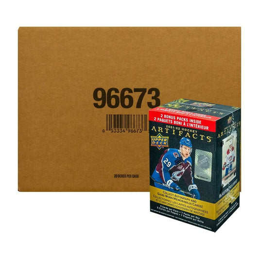 2021-22 Upper Deck Artifacts Hockey Blaster 20-Box Case