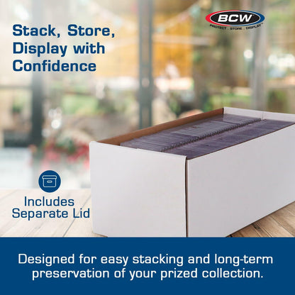 BCW 1ct Graded Shoe Box - Card Storage Holds 300 Toploaders & 100 Graded Cards
