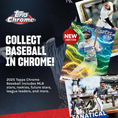 Topps 2025 Chrome Baseball BLASTER BOX
