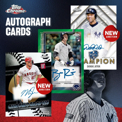 2025 Topps Chrome Baseball - Factory Sealed - Mega Box