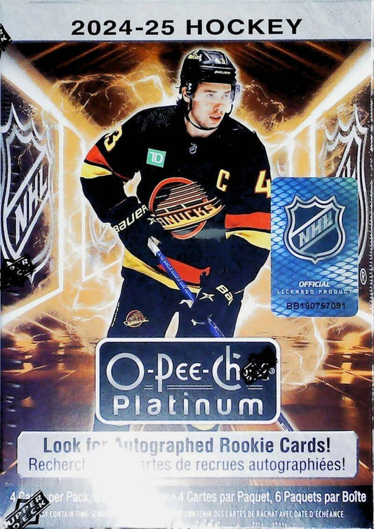 Upper Deck 2024-25 NHL O-Pee-Chee Platinum Hockey Factory Sealed Blaster Box