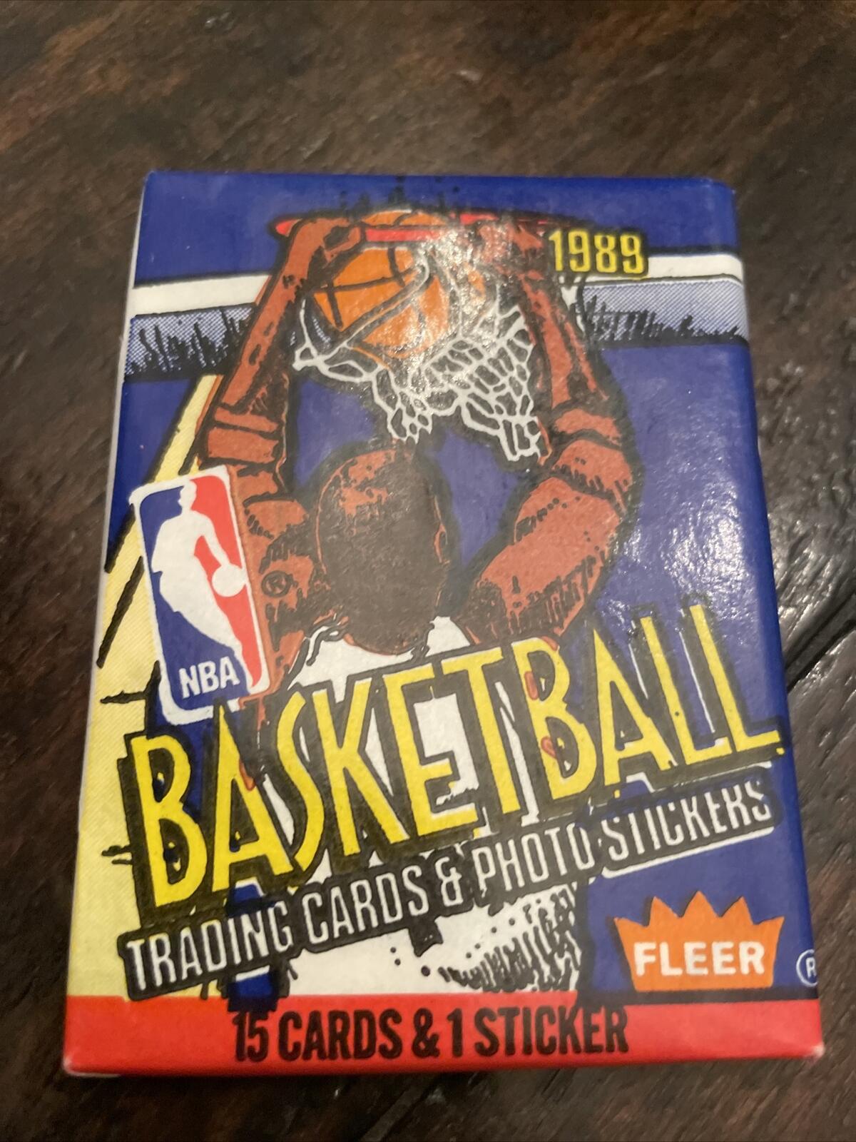 1989/90 Fleer NBA Basketball Wax Pack
